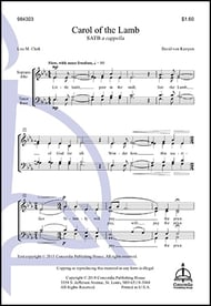 Carol of the Lamb SATB choral sheet music cover Thumbnail